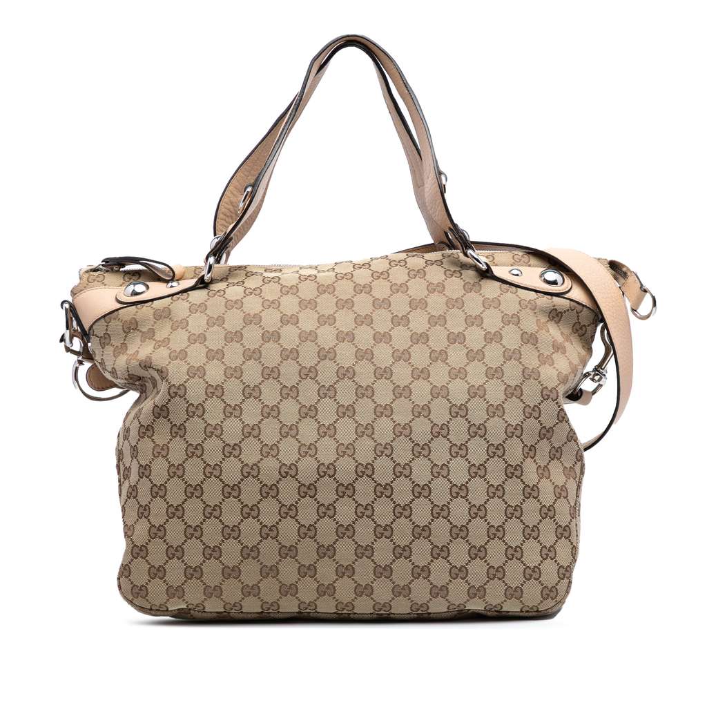 Gucci Large GG Canvas Icon Bit Satchel