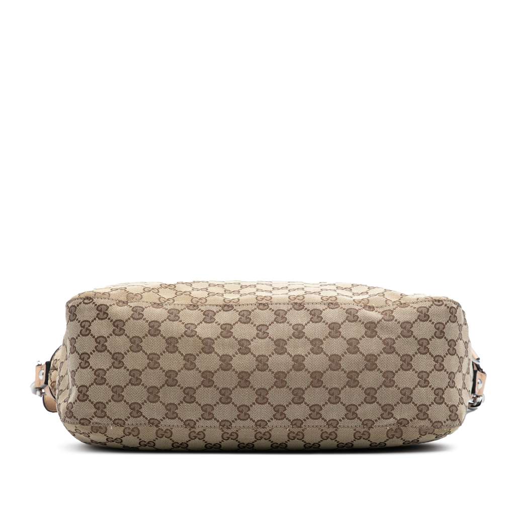Gucci Large GG Canvas Icon Bit Satchel - Image 6