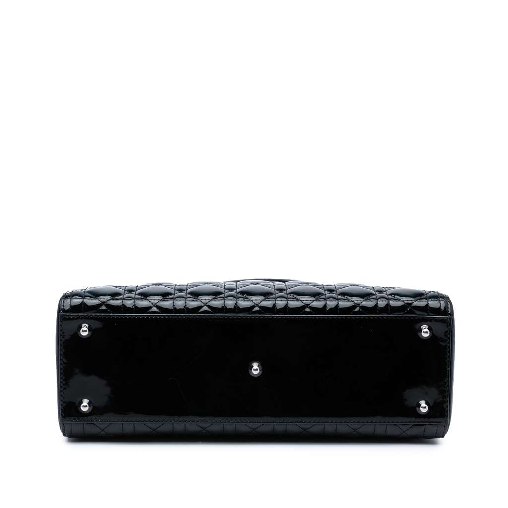 Dior Large Patent Cannage Lady Dior - Image 6