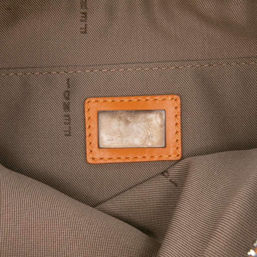Fendi Zucchino Canvas Hobo - Side view