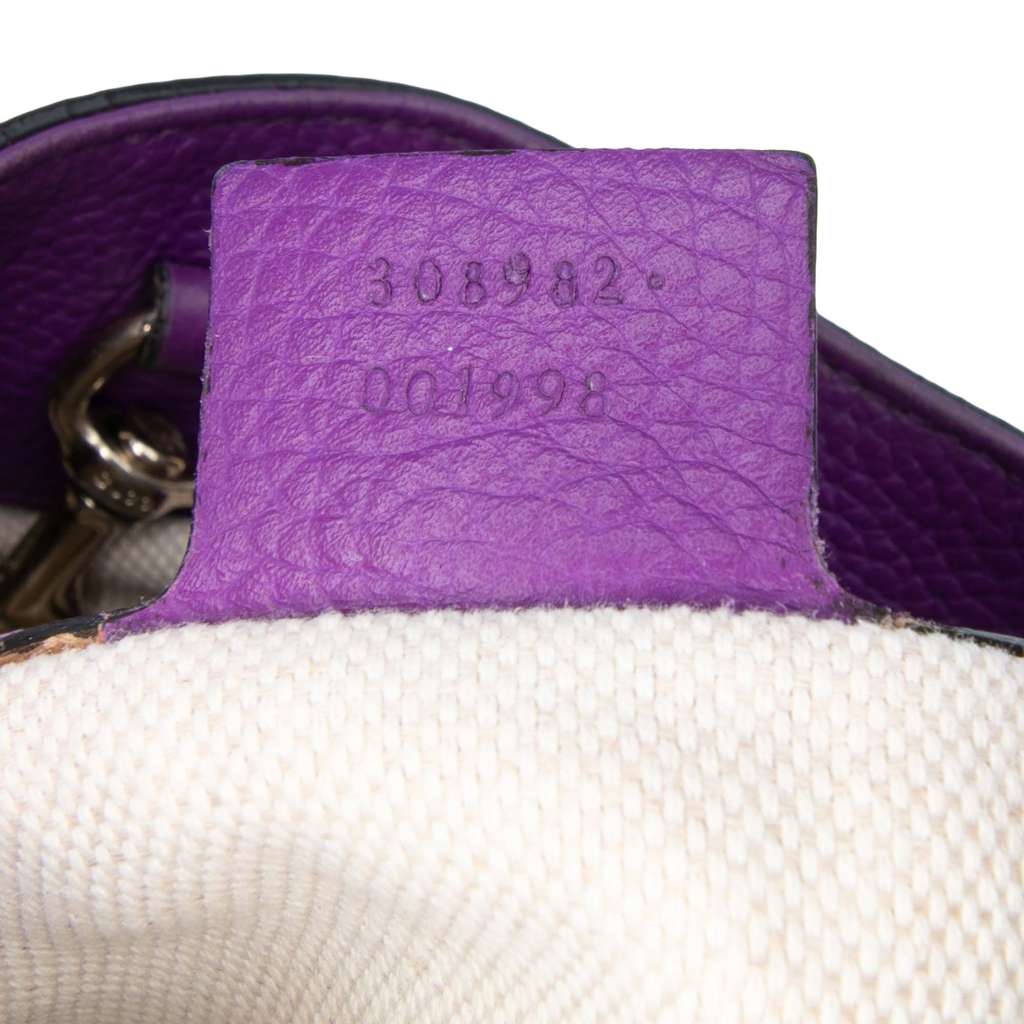 Gucci Medium Leather Soho Chain Tote - Detail 1