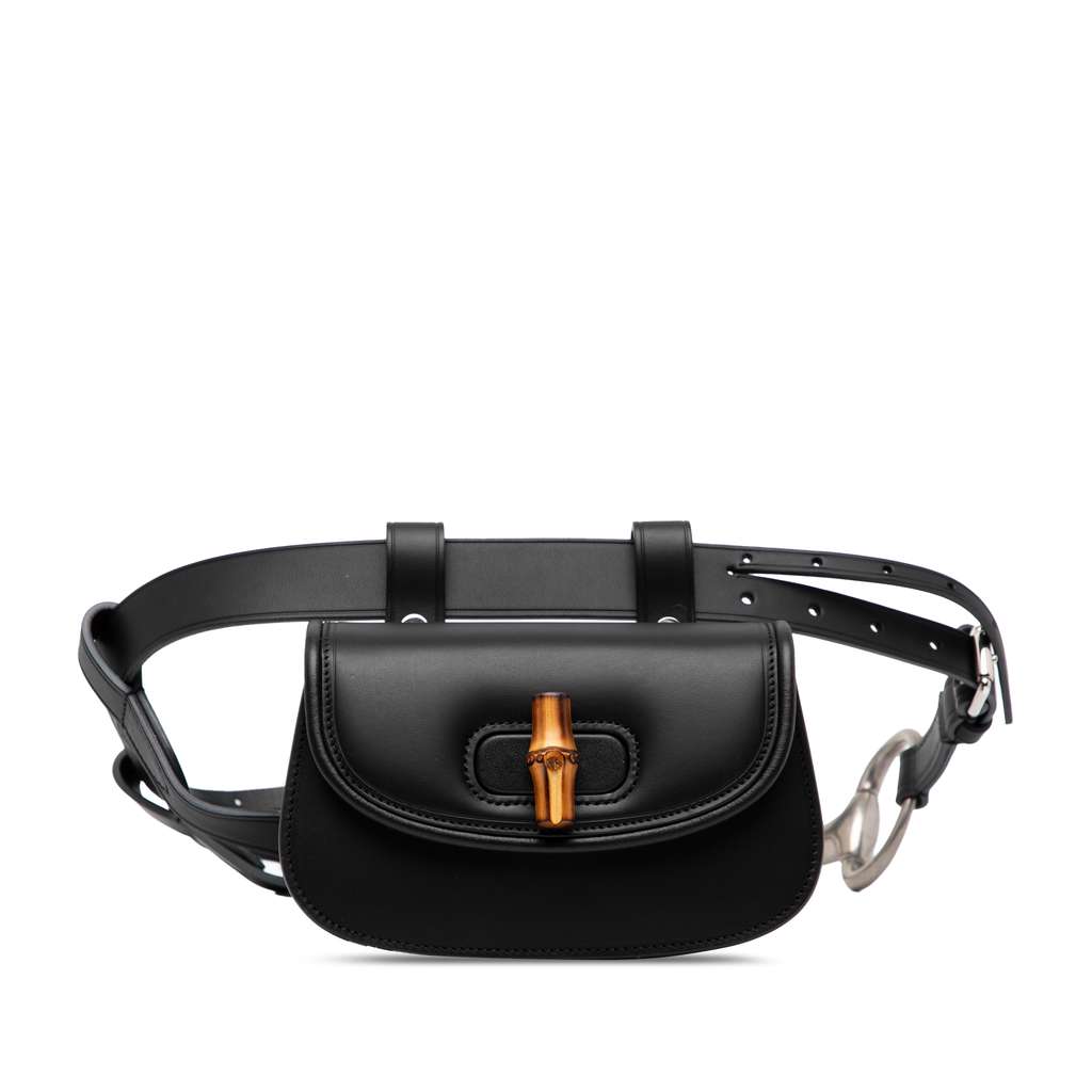Gucci Mini Leather Bamboo 1947 Belt Bag