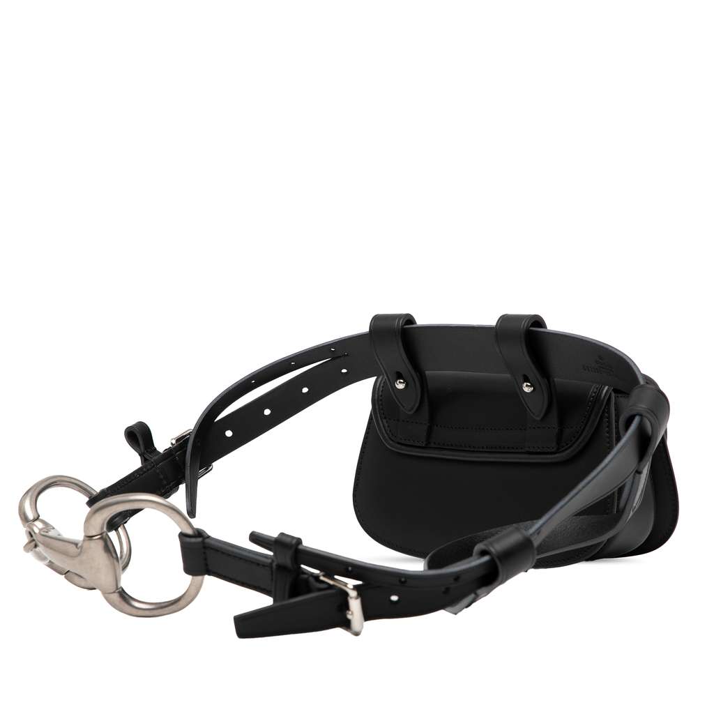 Gucci Mini Leather Bamboo 1947 Belt Bag - Back view