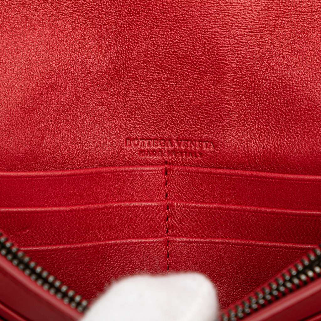 Bottega Veneta Nappa Intrecciato Wallet On Chain - Detail 1