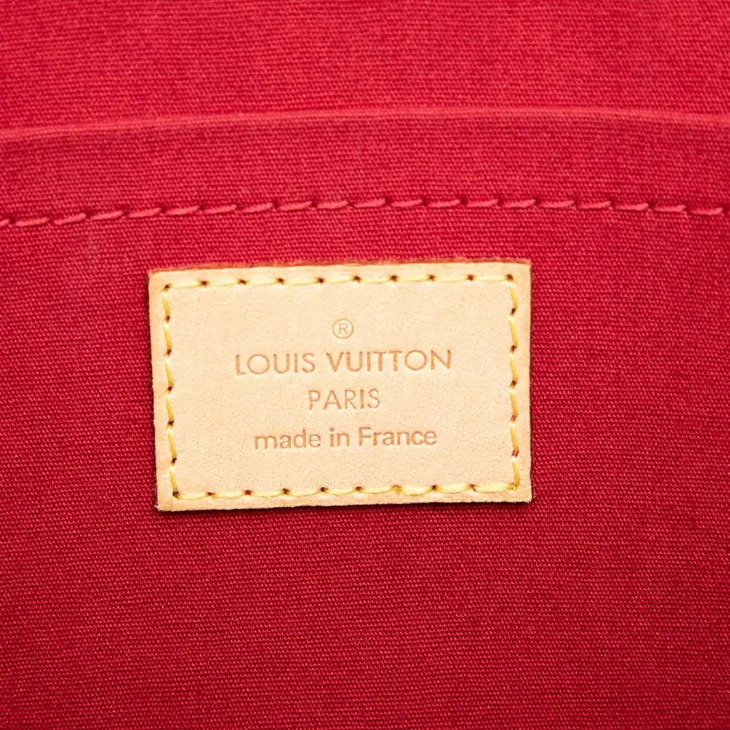 Louis Vuitton Monogram Vernis Rosewood Avenue Red Leather Good - Box View