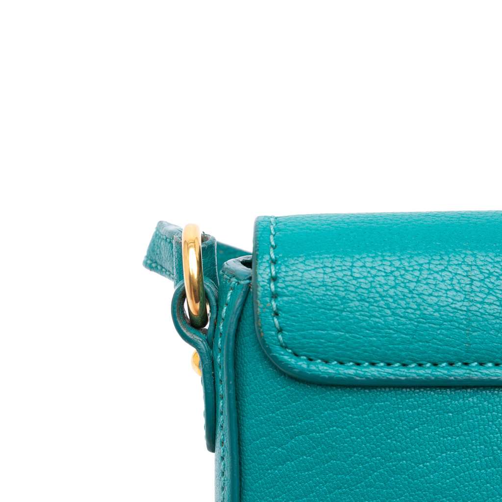 Miu Miu Goatskin Madras Crossbody - Image 13