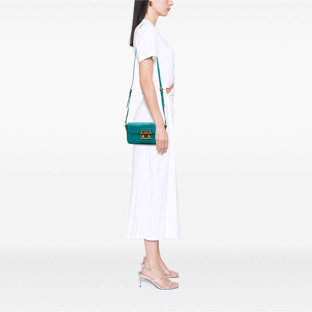 Miu Miu Goatskin Madras Crossbody - Image 14