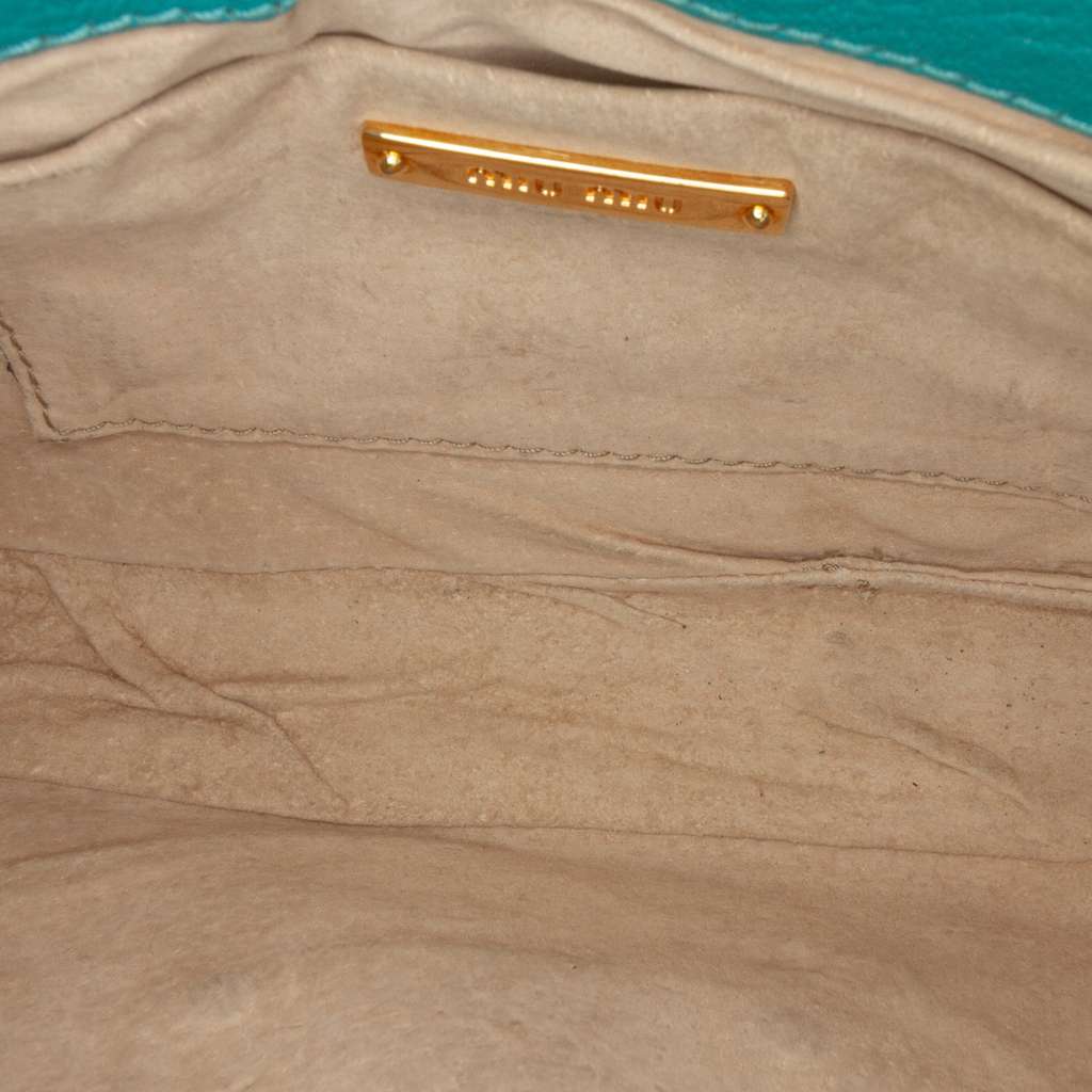 Miu Miu Goatskin Madras Crossbody - 4