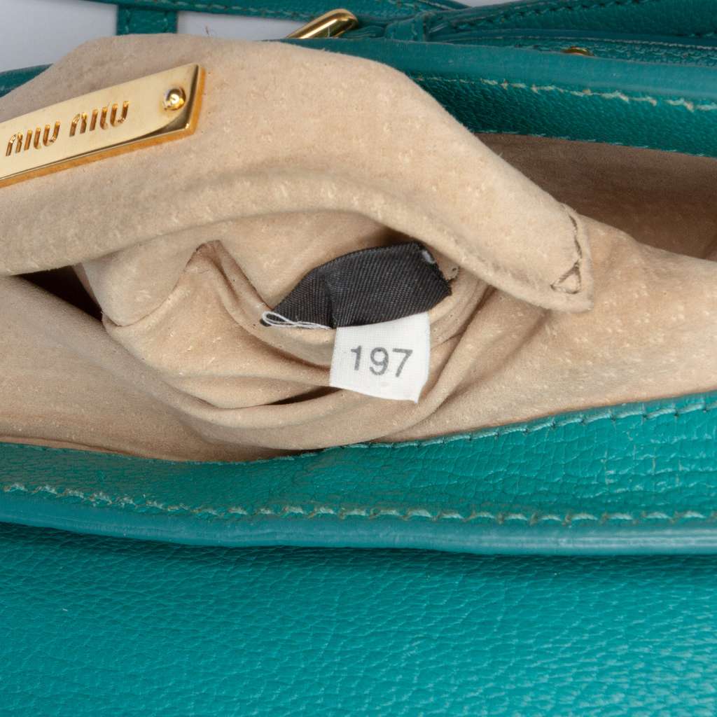 Miu Miu Goatskin Madras Crossbody - Detail 1