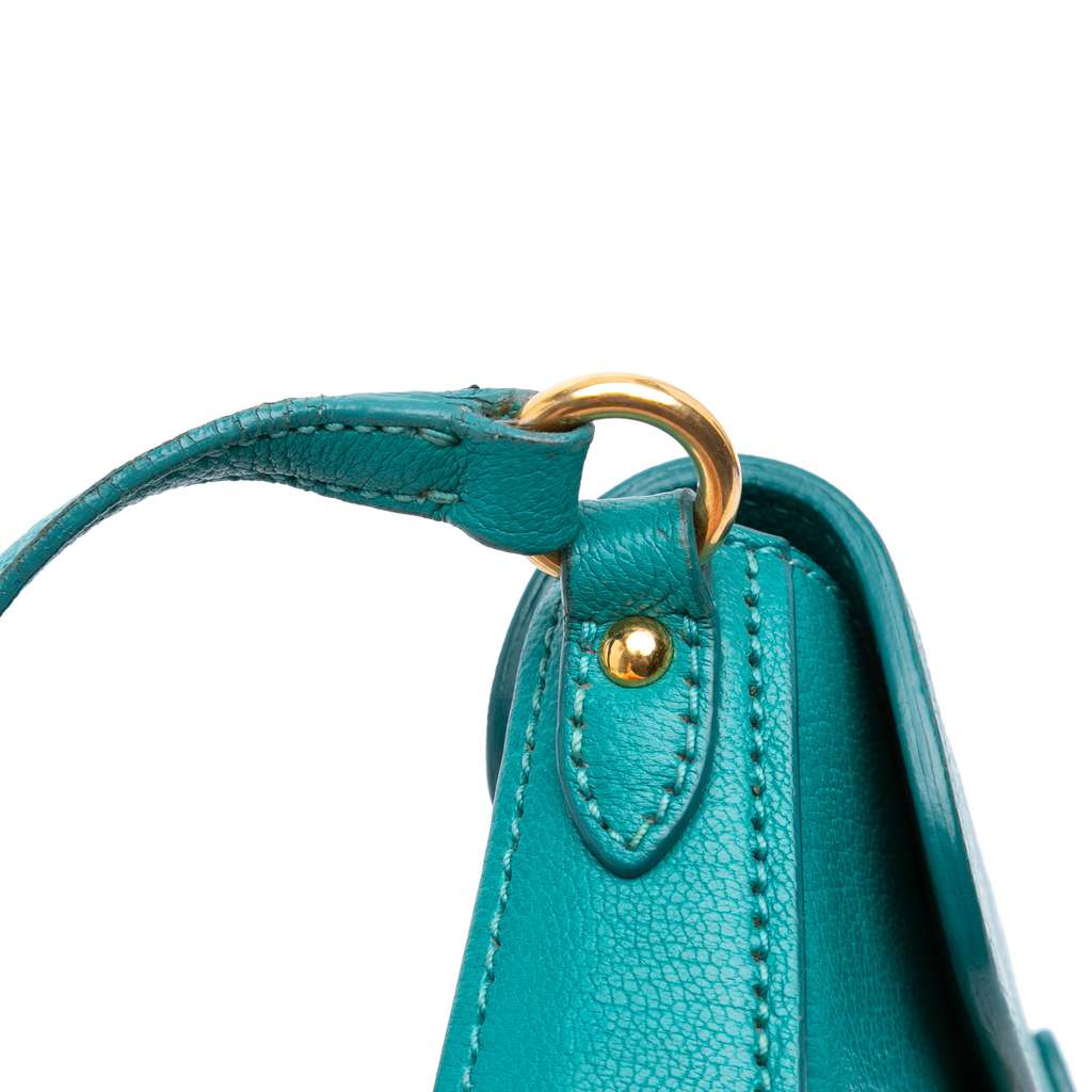 Miu Miu Goatskin Madras Crossbody - Image 10