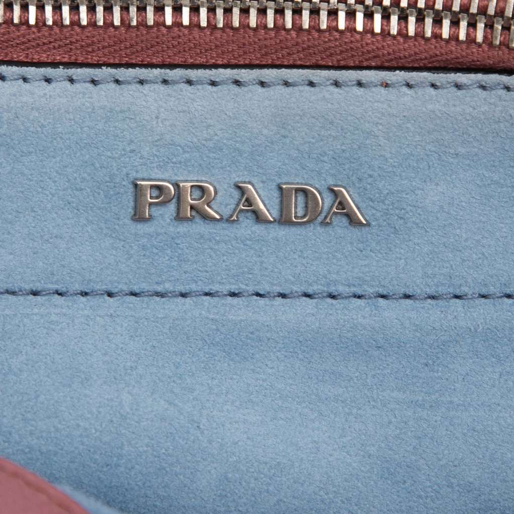 Prada Glace Calf Studded Etiquette Crossbody - Detail 1