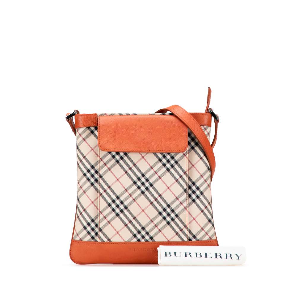 Burberry Nova Check Canvas Crossbody - Image 12