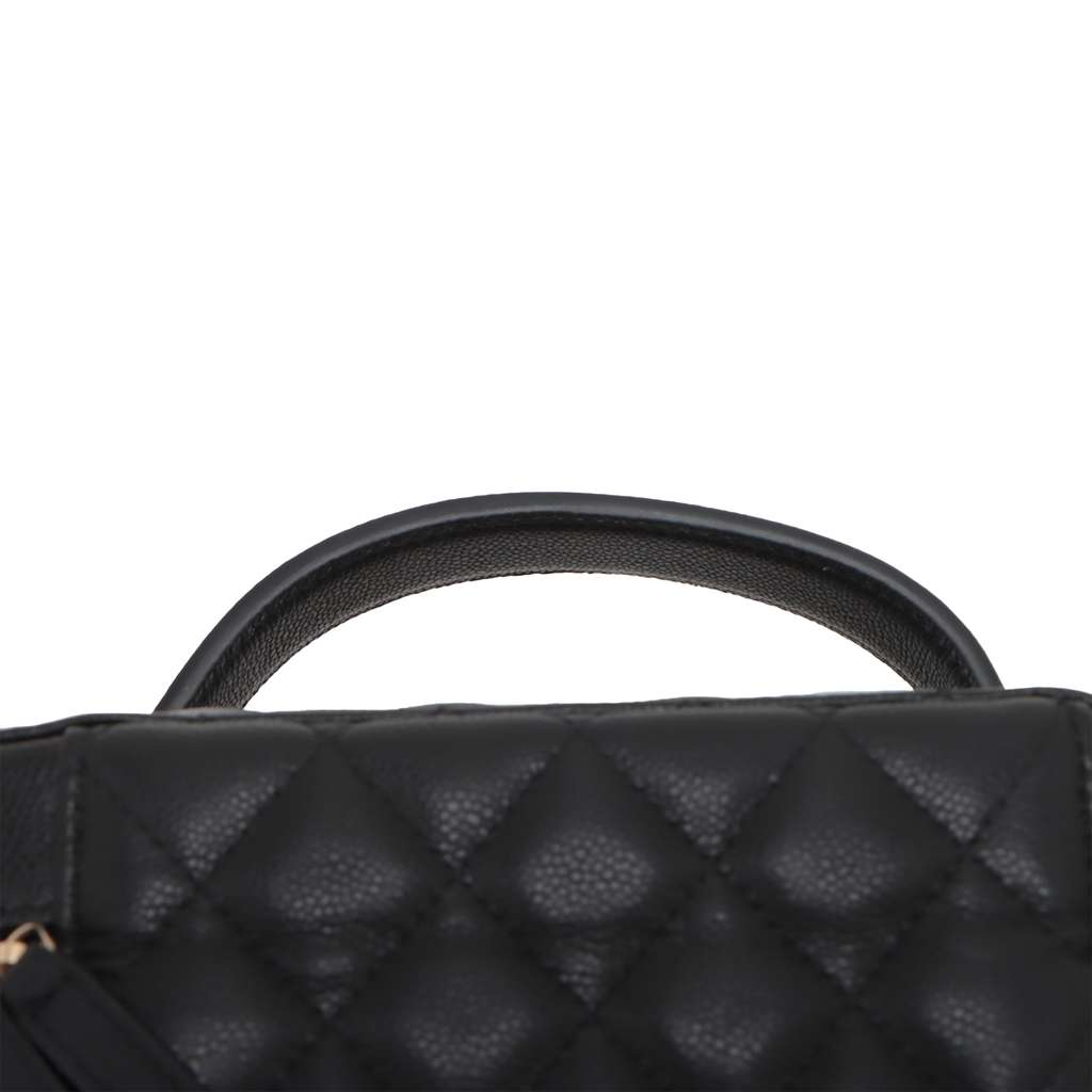 Chanel Medium CC Quilted  Caviar Vanity Case - Image 11