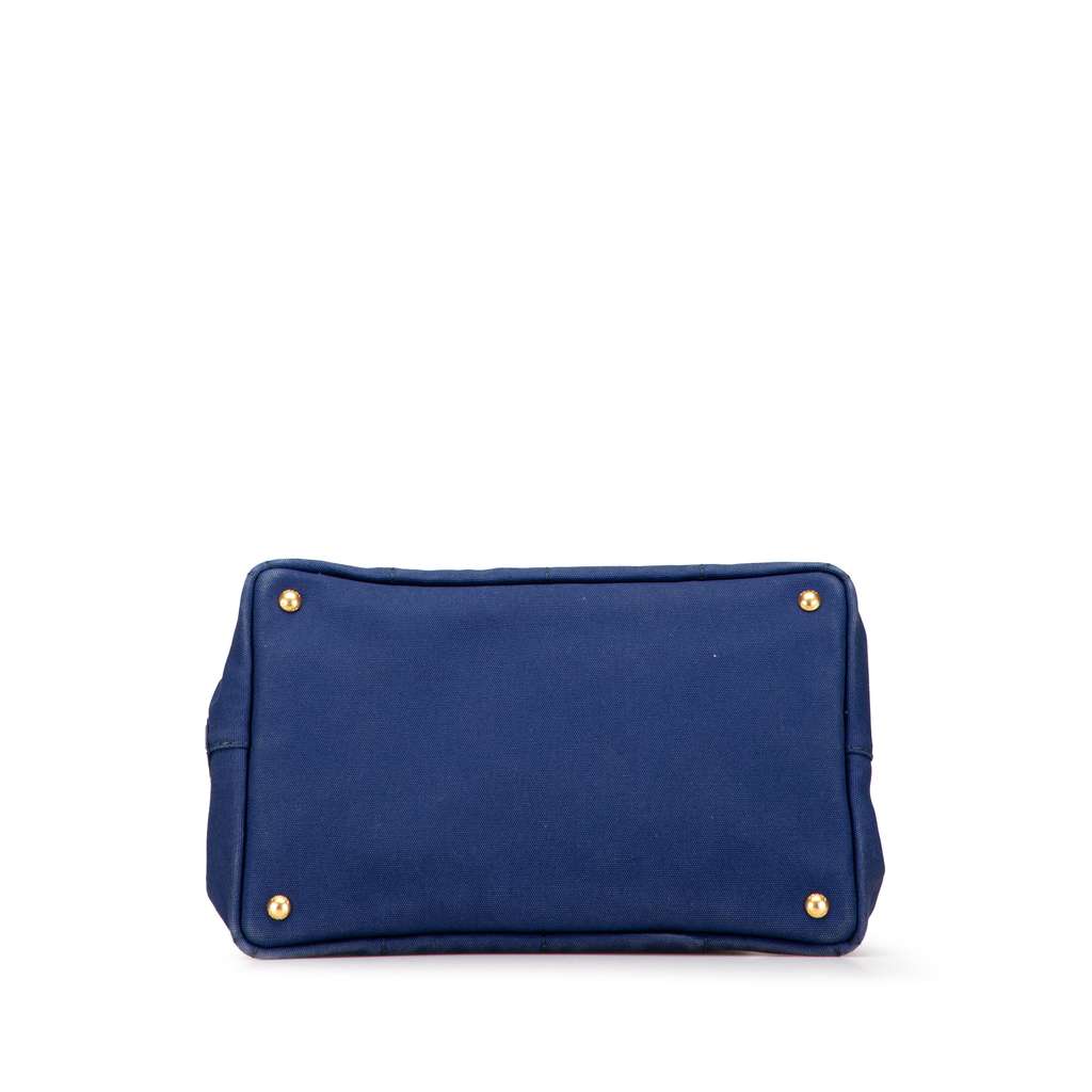 Prada Canvas Canapa Logo Satchel - Image 6