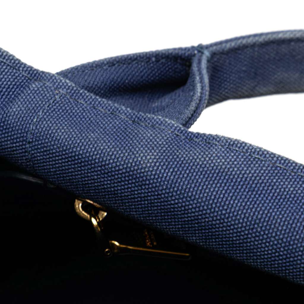 Prada Canvas Canapa Logo Satchel - Image 12
