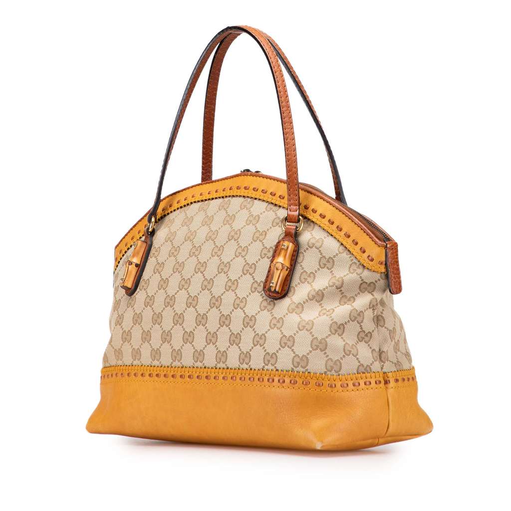 Gucci GG Canvas Laidback Crafty Handbag - Back view