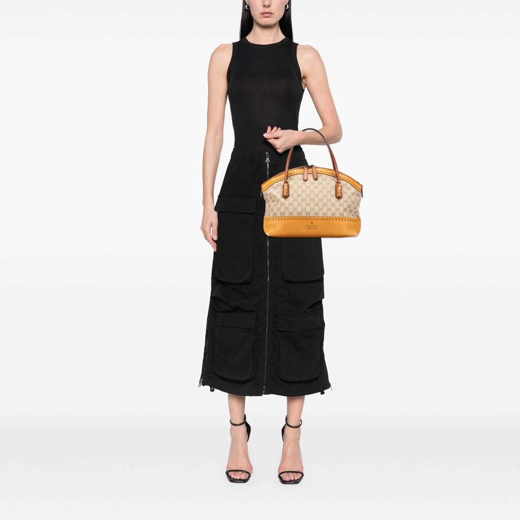 Gucci GG Canvas Laidback Crafty Handbag - Image 13