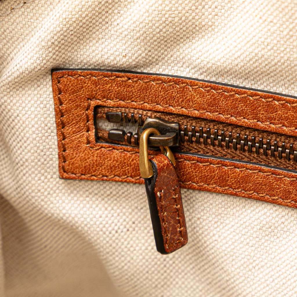 Gucci GG Canvas Laidback Crafty Handbag - Image 10