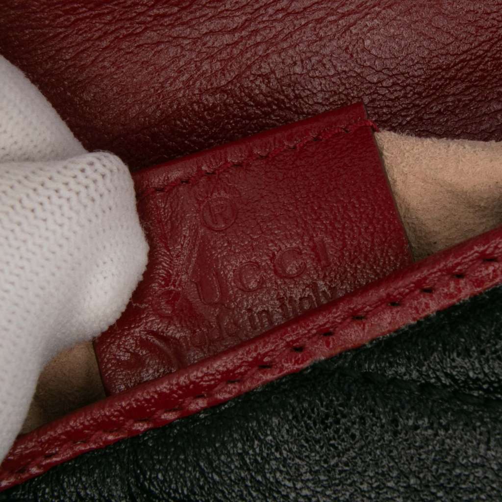 Gucci Super Mini GG Marmont Matelasse Leather Torchon Flap Crossbody - Side view