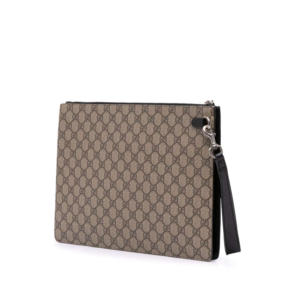 Gucci GG Supreme Web Clutch - 2