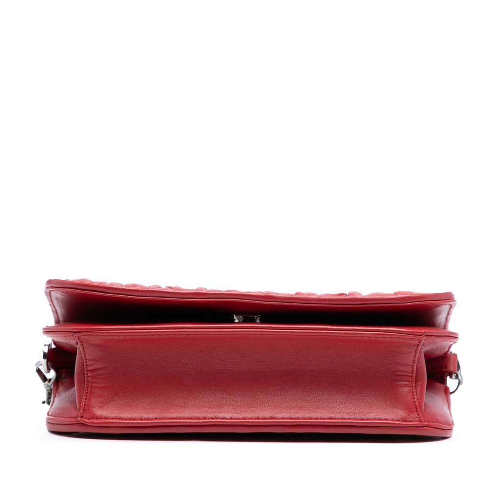 Prada Nappa Gaufre Chain Flap Bag - Image 6