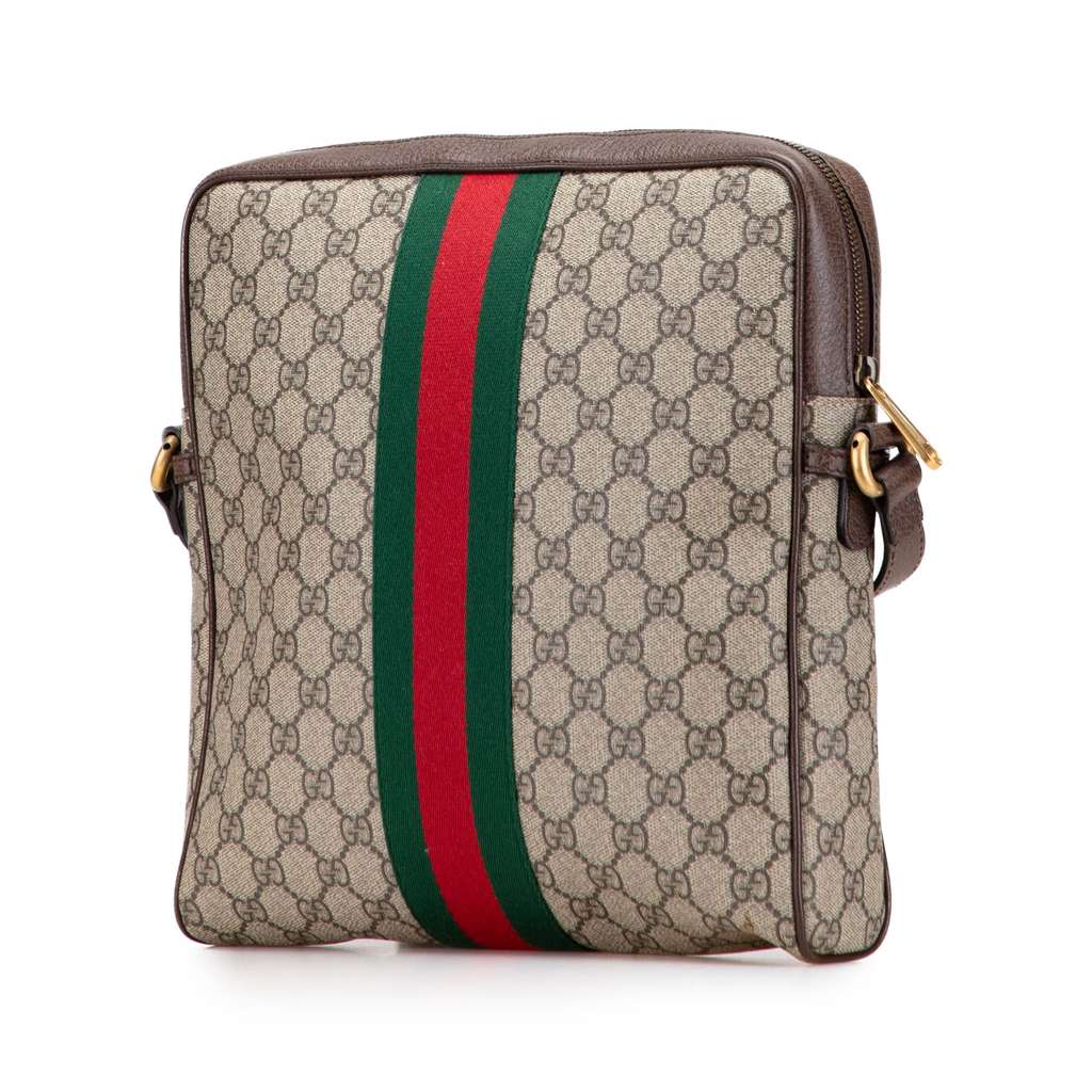 Gucci Medium GG Supreme Ophidia Crossbody - Back view