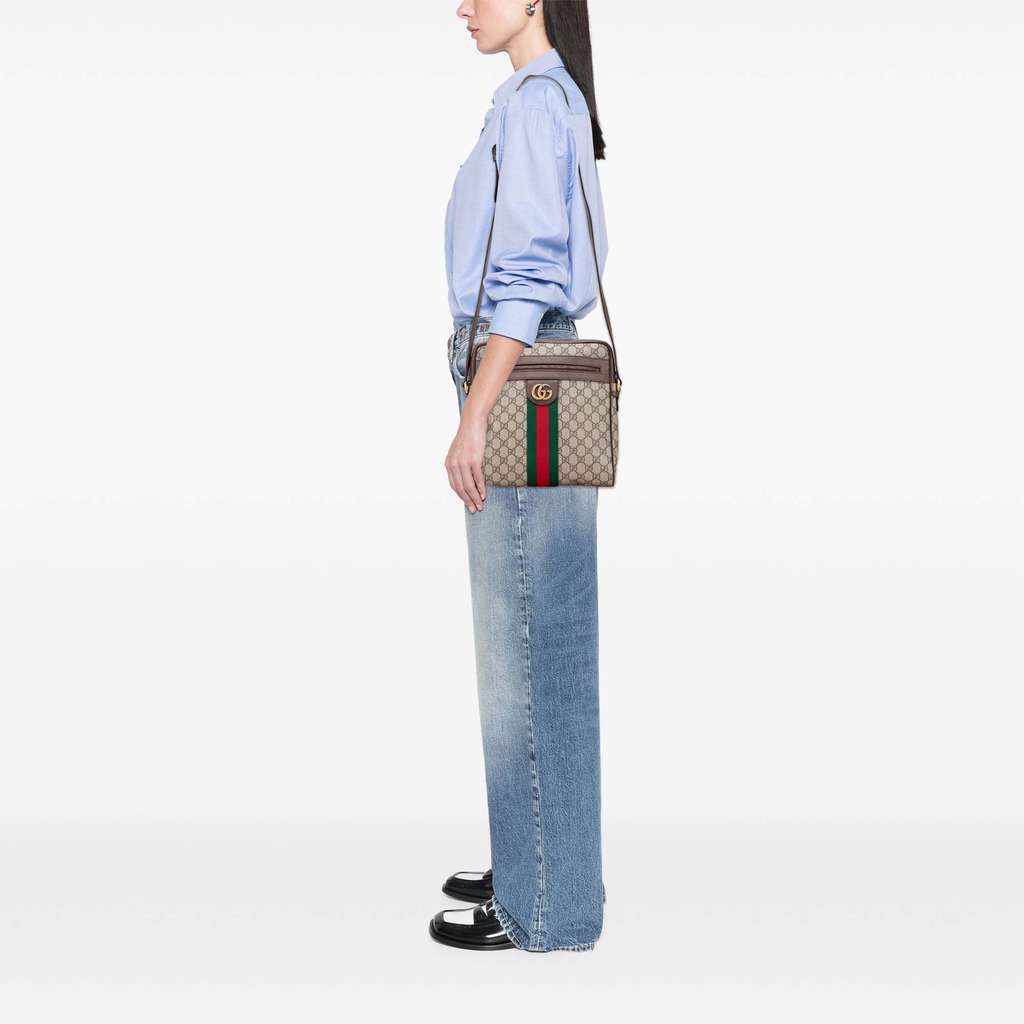 Gucci Medium GG Supreme Ophidia Crossbody - Image 12