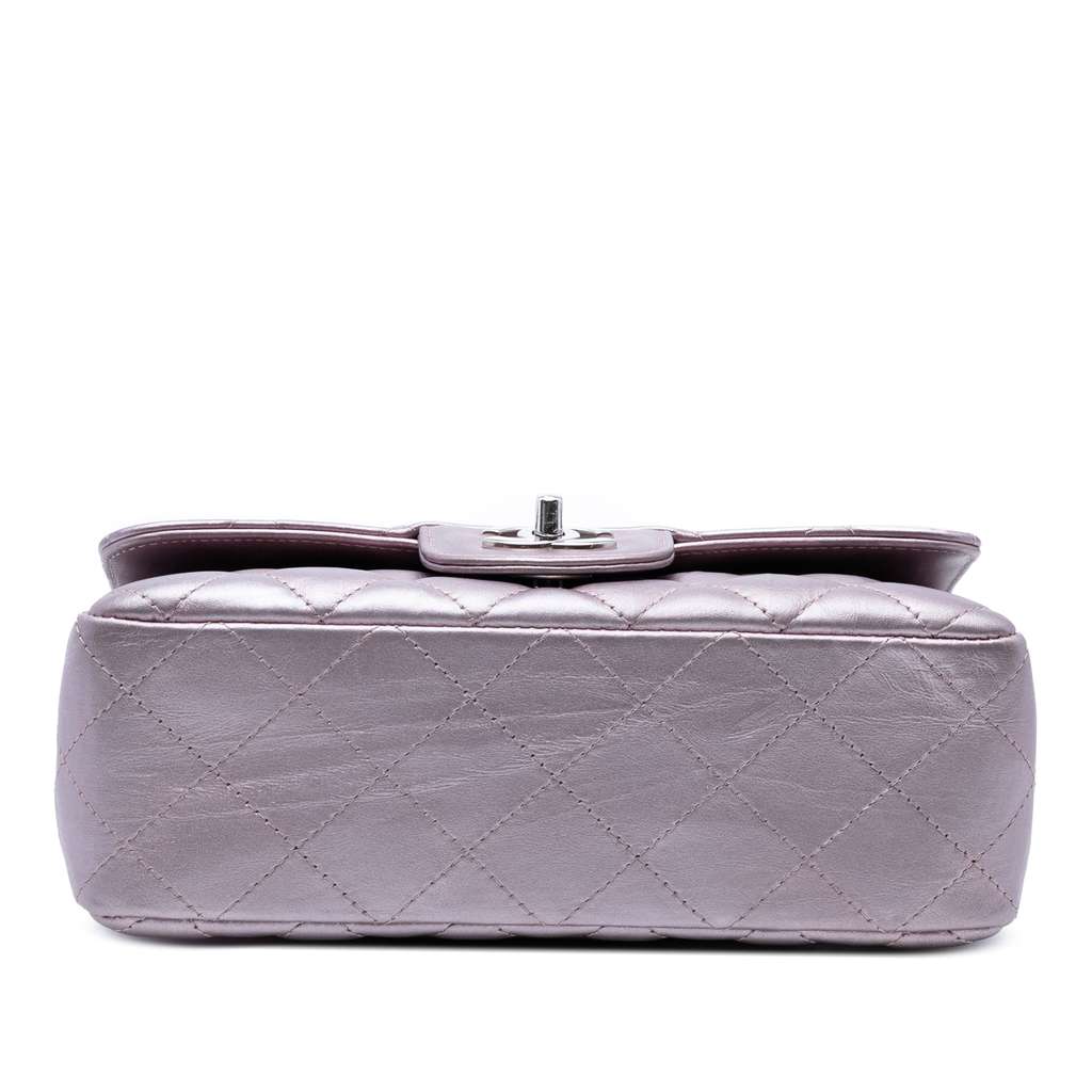 Chanel Mini Rectangular Classic Iridescent Calfskin Single Flap - Image 6
