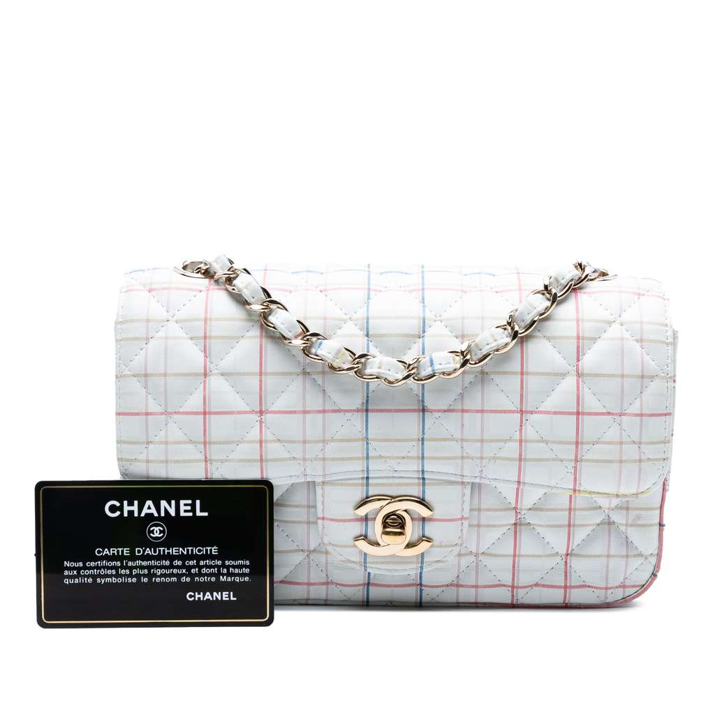 Chanel Mini Rectangular Classic Printed Calfskin Single Flap - Image 10