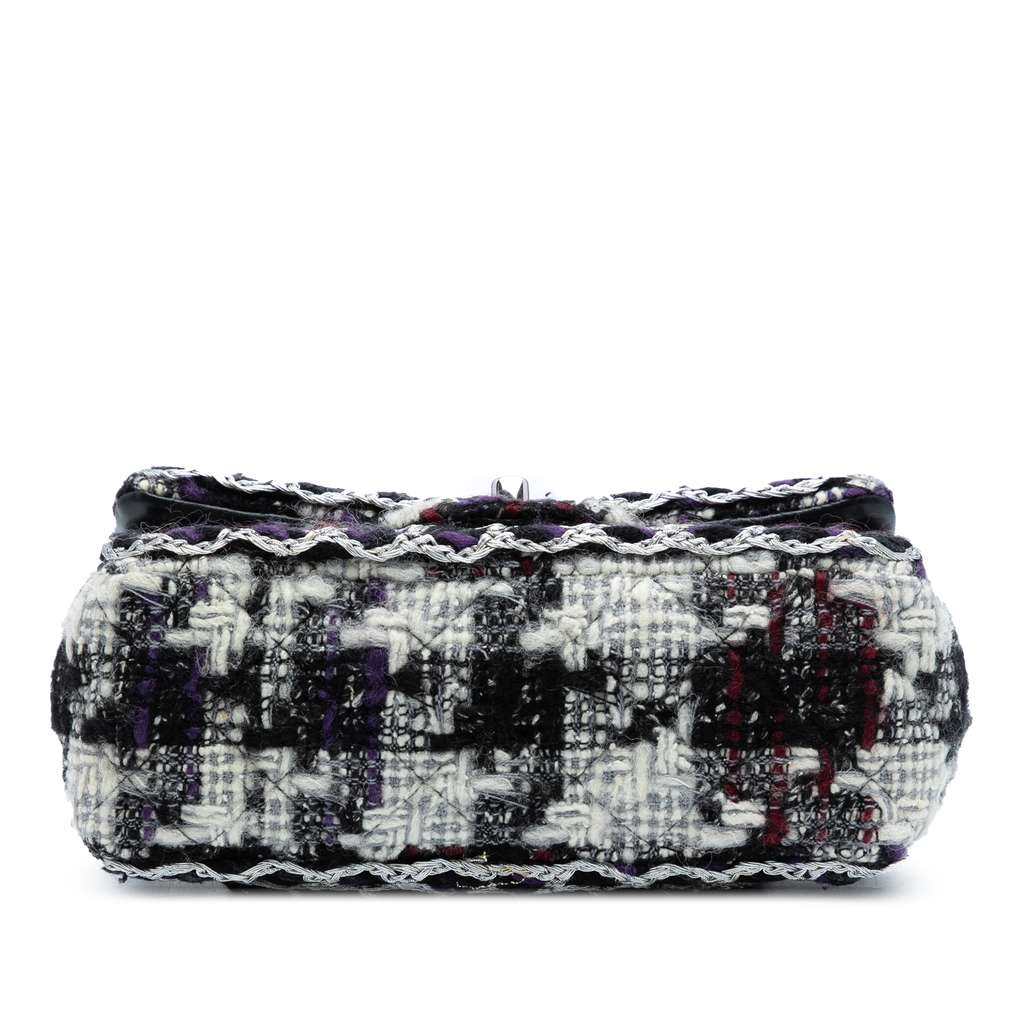 Chanel Mini Rectangular Quilted Tweed Single Flap - Image 6