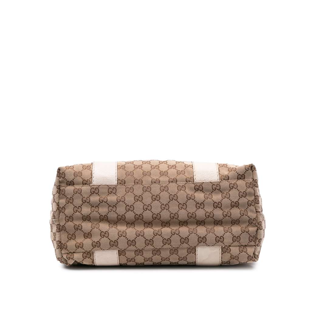 Gucci Medium GG Canvas Bamboo Libeccio Tote - Image 6