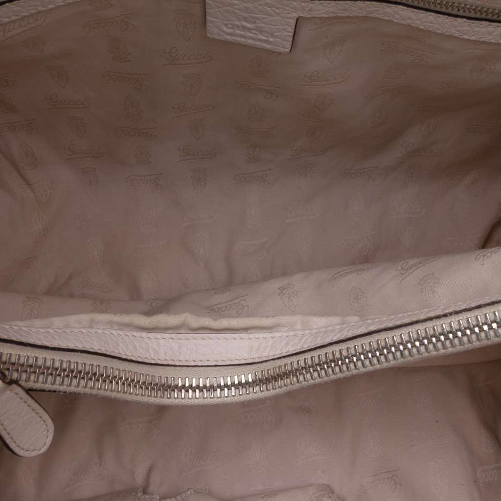 Gucci Medium GG Canvas Bamboo Libeccio Tote - 4
