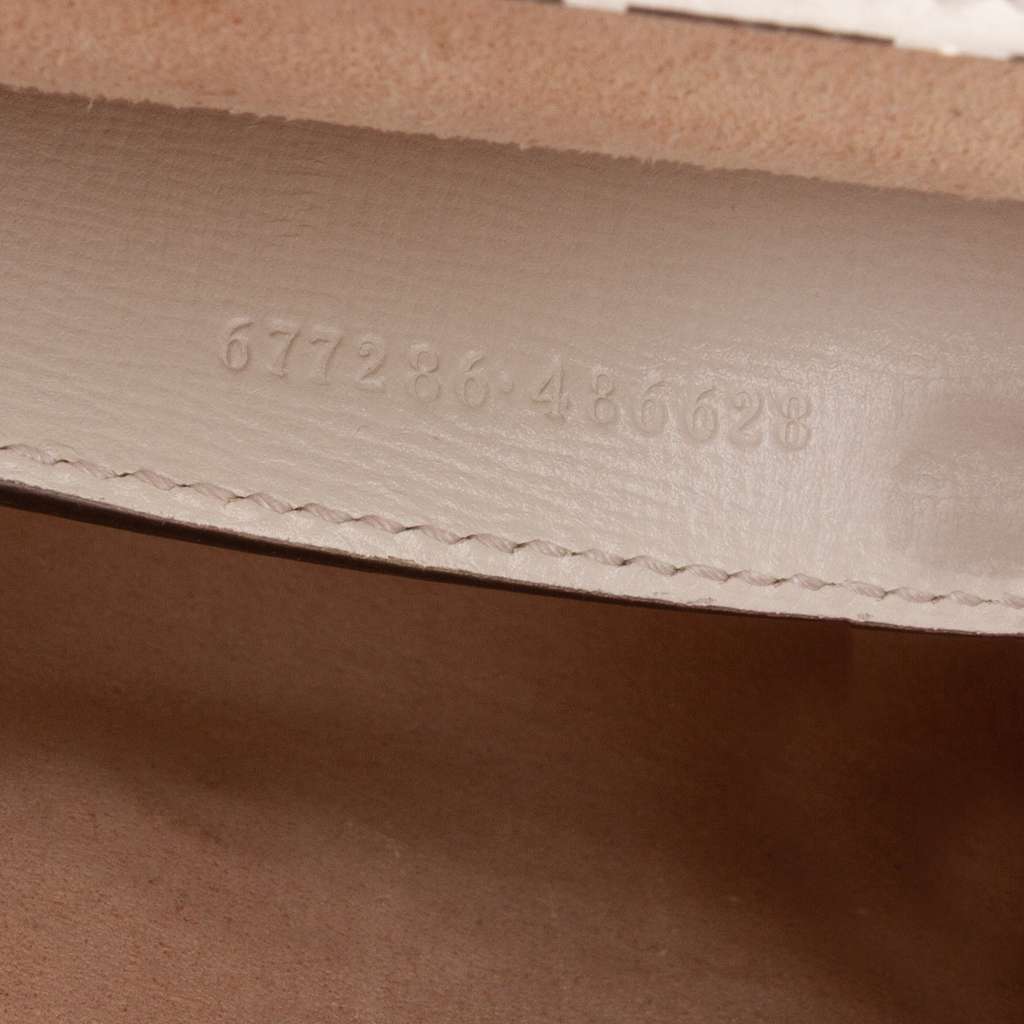 Gucci Small GG Supreme Horsebit 1955 Satchel - Side view