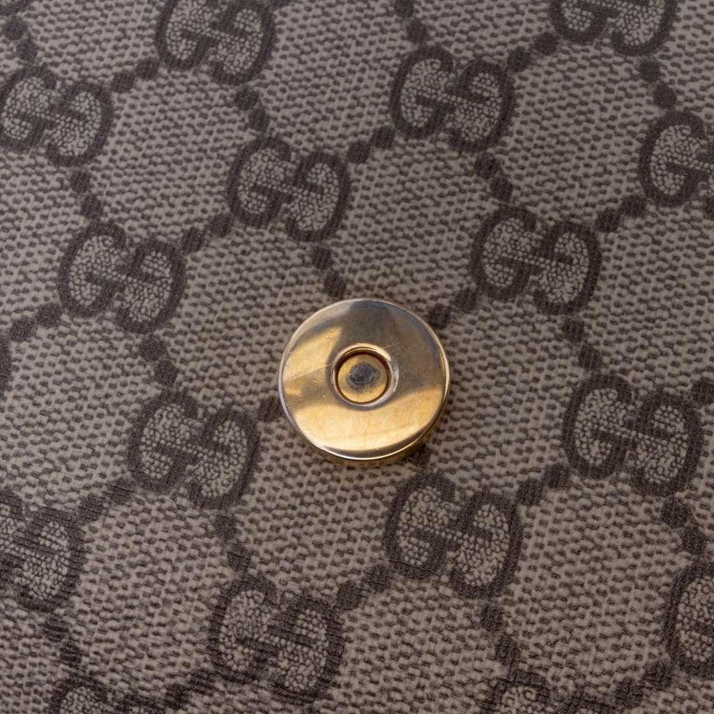 Gucci Small GG Supreme Horsebit 1955 Satchel - Detail 1