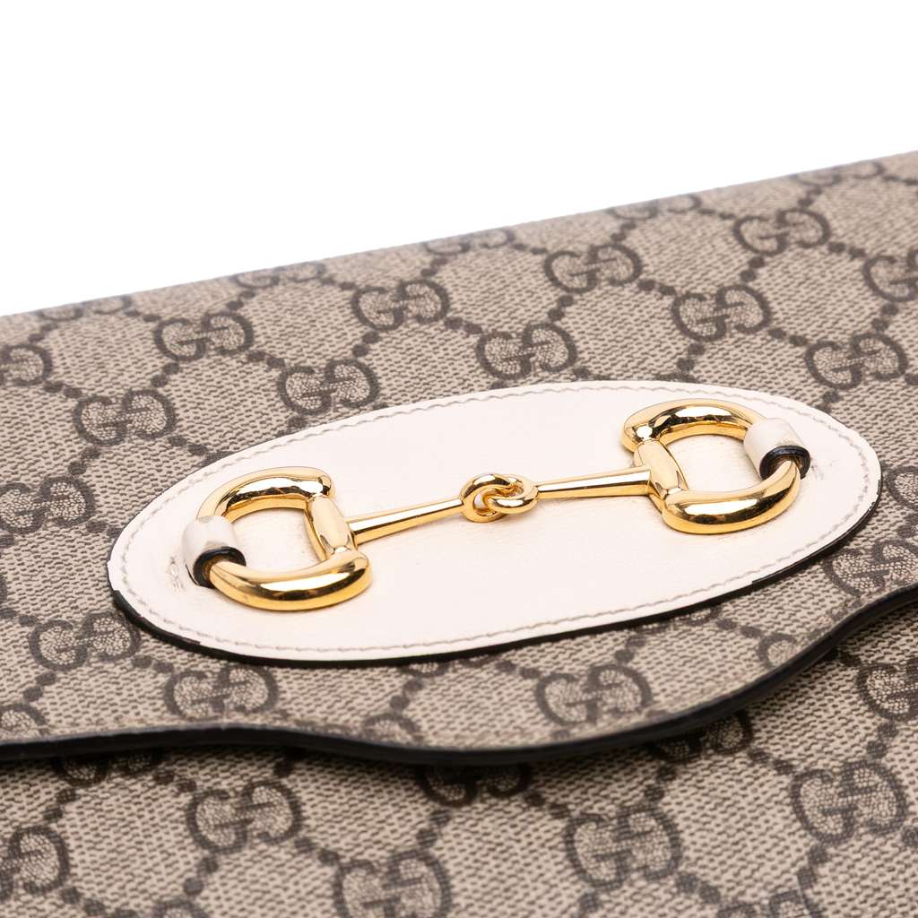 Gucci Small GG Supreme Horsebit 1955 Satchel - Detail 2