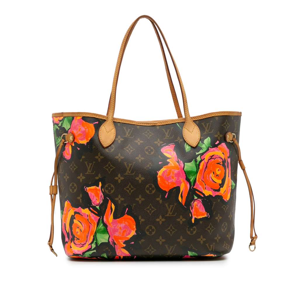 Louis Vuitton Monogram Roses Neverfull MM
