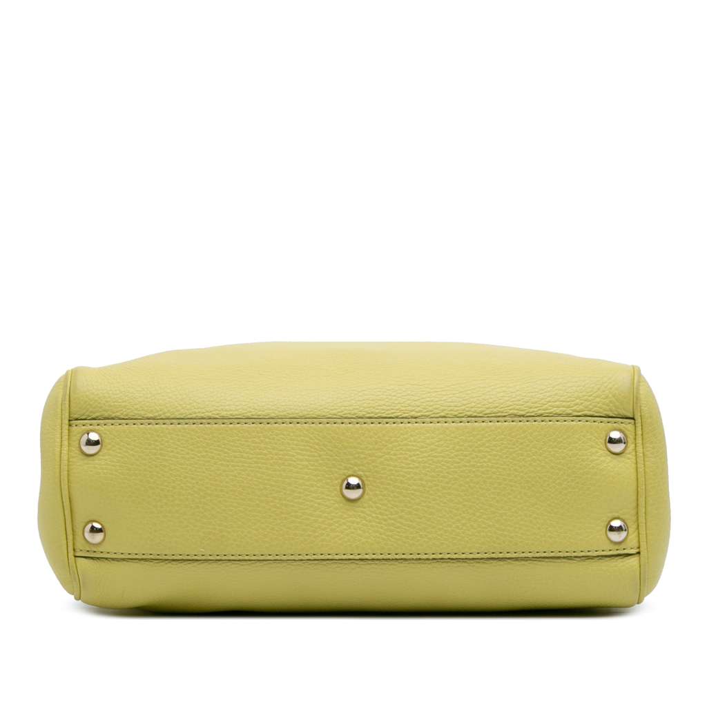 Gucci Small Calfskin Bamboo Shopper Satchel - Image 6