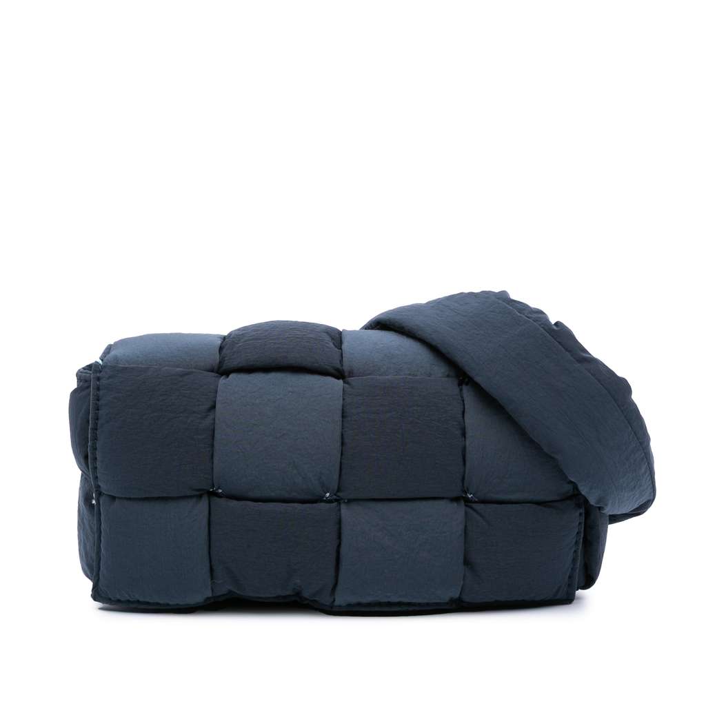 Bottega Veneta Mini Nylon Intrecciato Padded Tech Cassette Crossbody