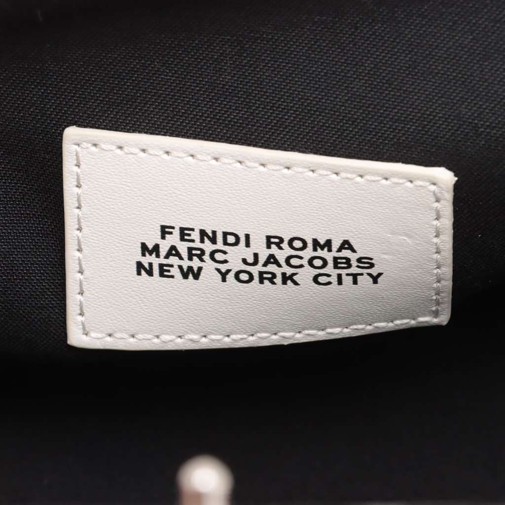 Fendi Marc Jacobs Midi Nappa Logo Print Fendi First Crossbody - 4