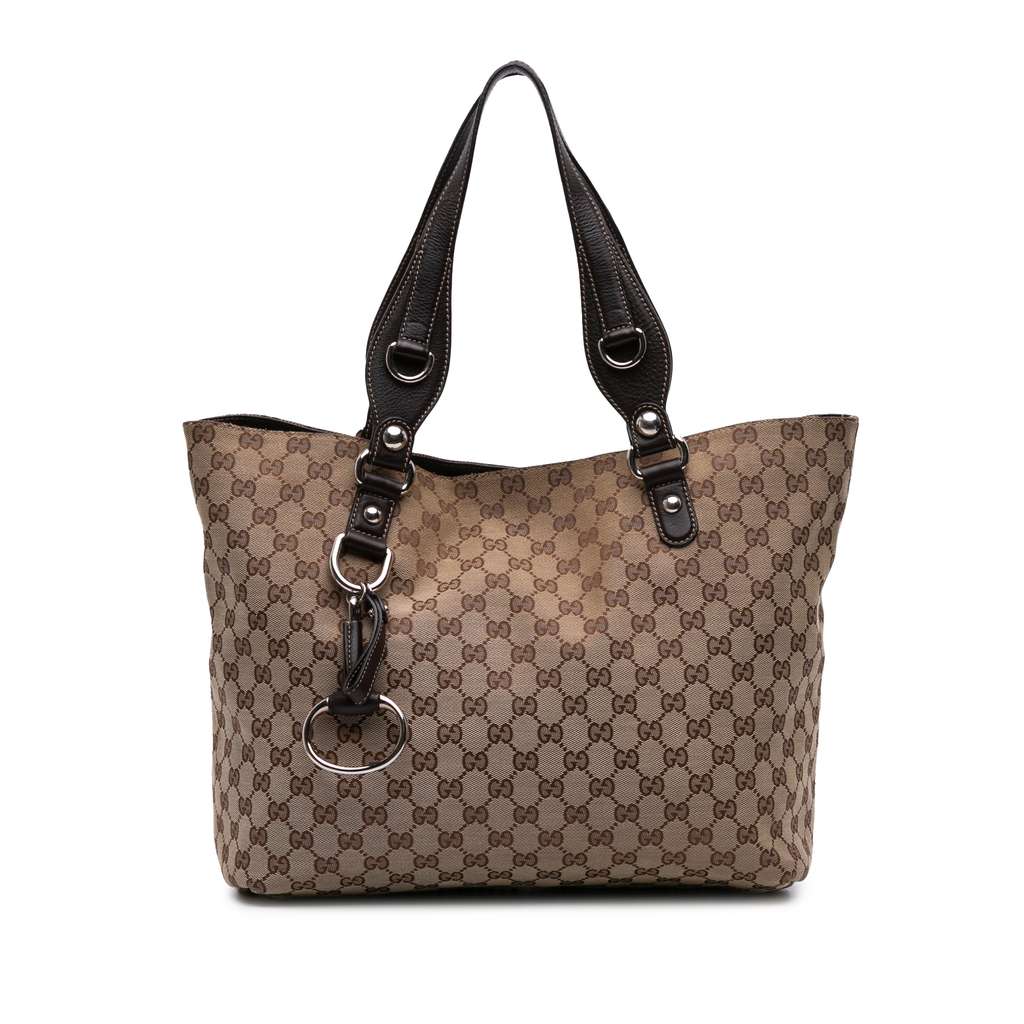 Gucci GG Canvas Icon Bit Tote