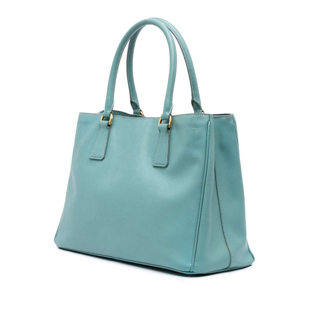 Prada Medium Saffiano Lux Galleria Satchel - Back view