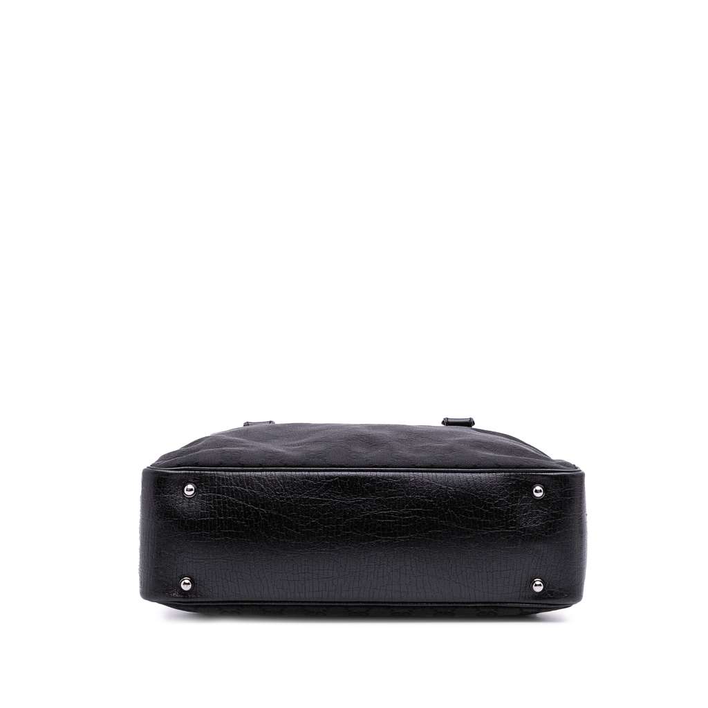 Gucci GG Canvas Bamboo Tote - 3