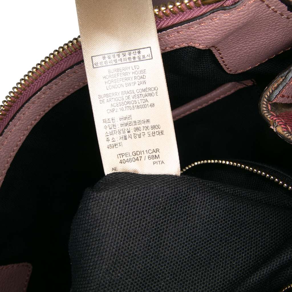 Burberry Small Grained Calfskin House Check Helmsley Crossbody - Detail 1