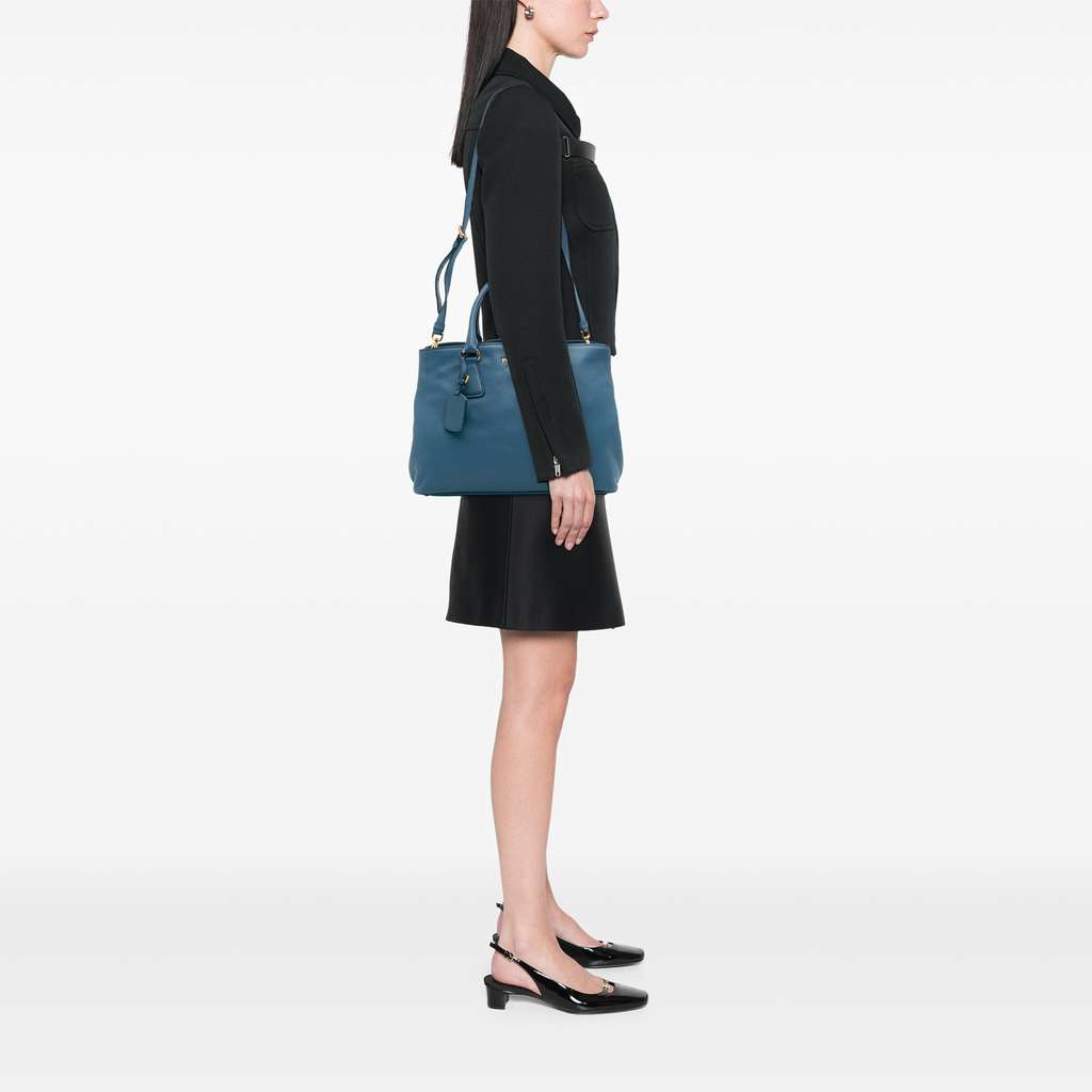 Prada Vitello Daino Open Convertible Tote - Image 13