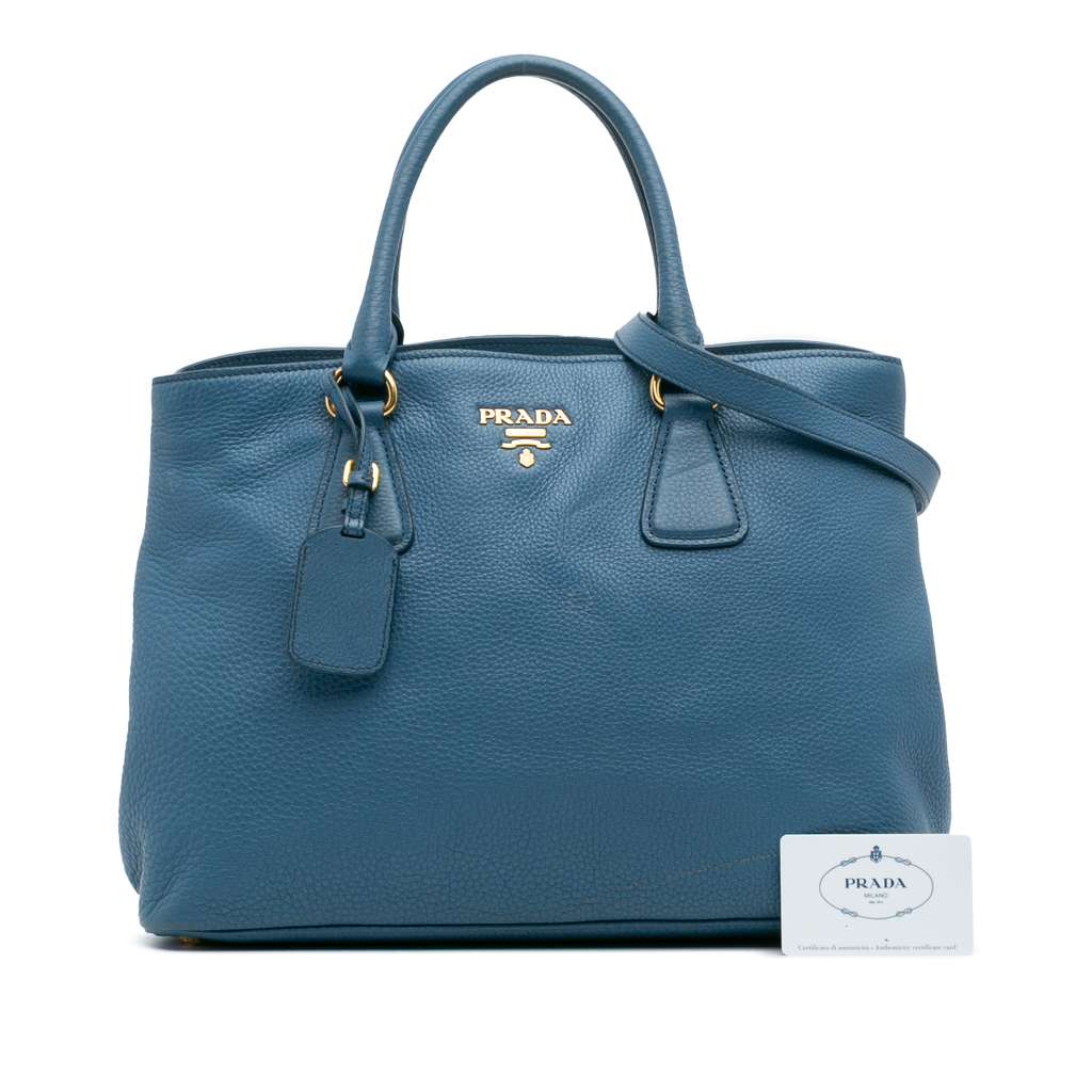 Prada Vitello Daino Open Convertible Tote - Image 14