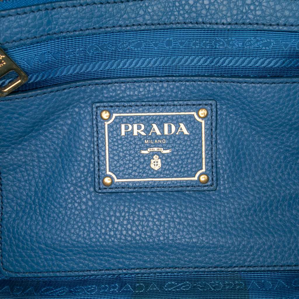 Prada Vitello Daino Open Convertible Tote - Side view