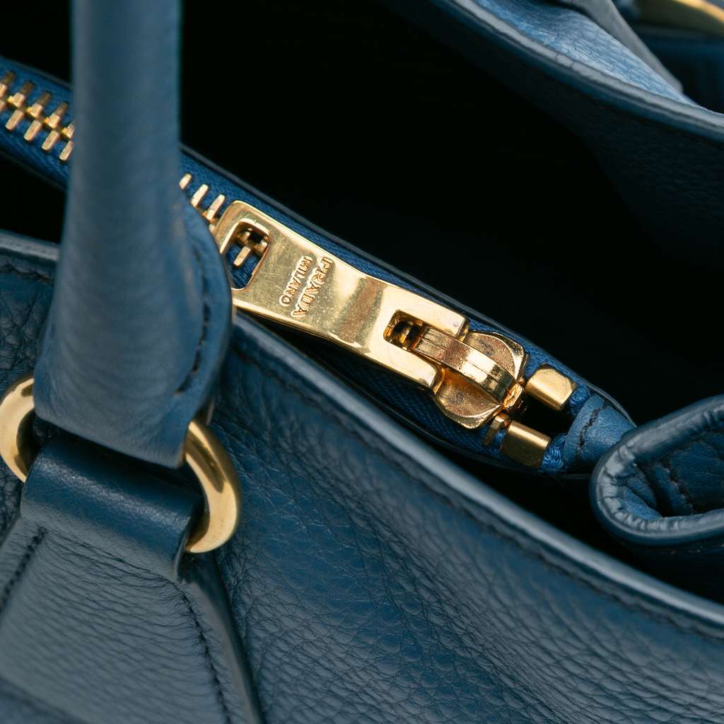 Prada Vitello Daino Open Convertible Tote - Image 10