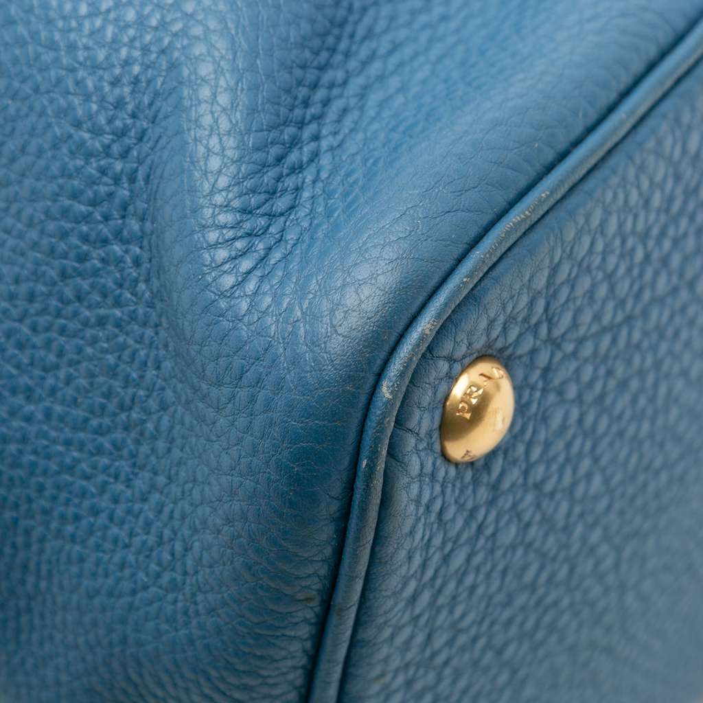 Prada Vitello Daino Open Convertible Tote - Image 11