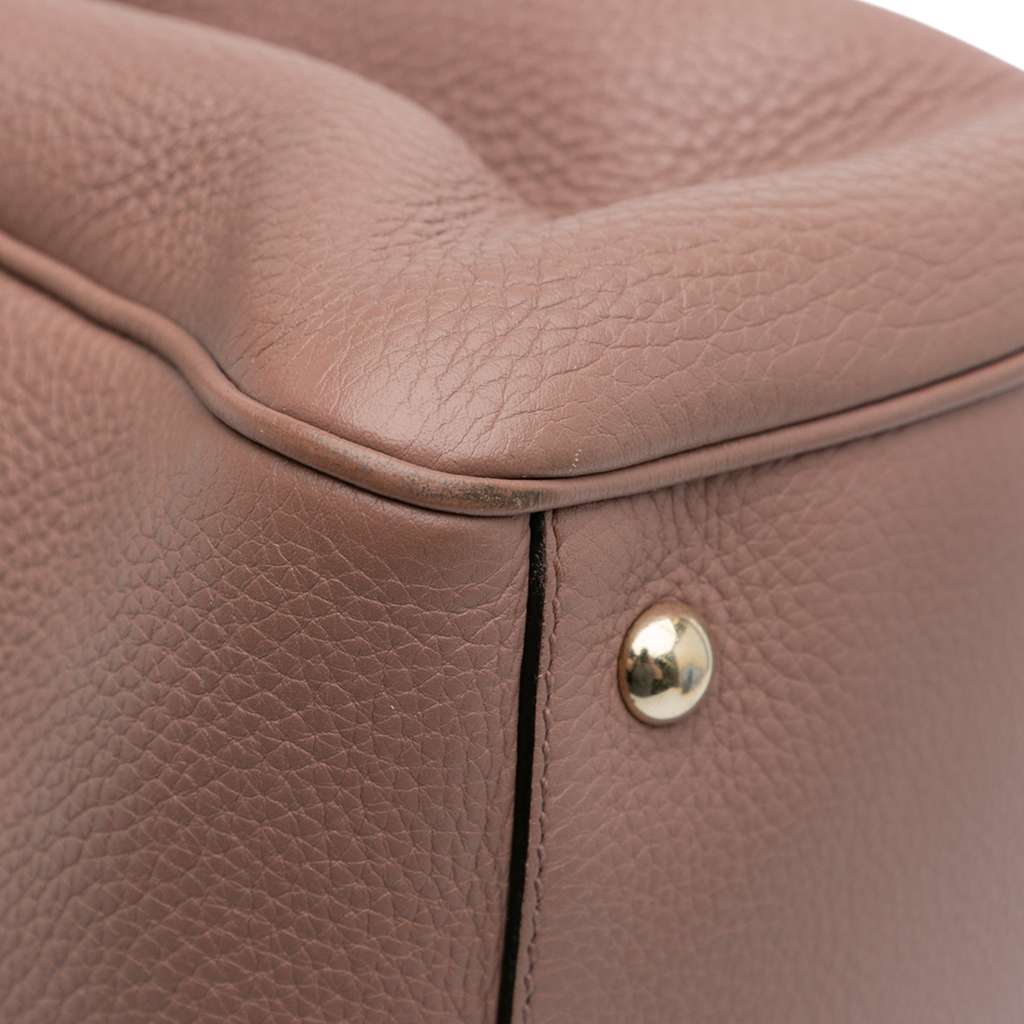Gucci Medium Calfskin Bamboo Shopper Satchel - Detail 2