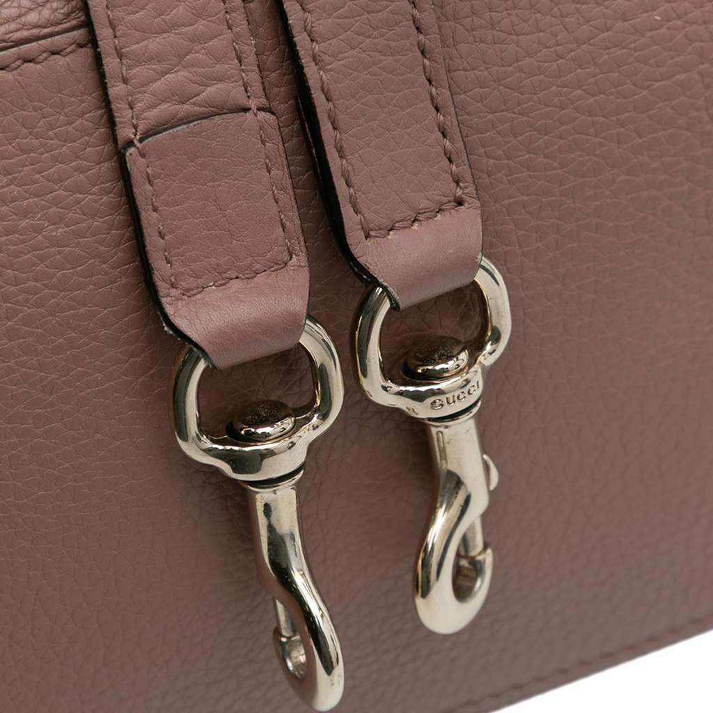 Gucci Medium Calfskin Bamboo Shopper Satchel - Image 10